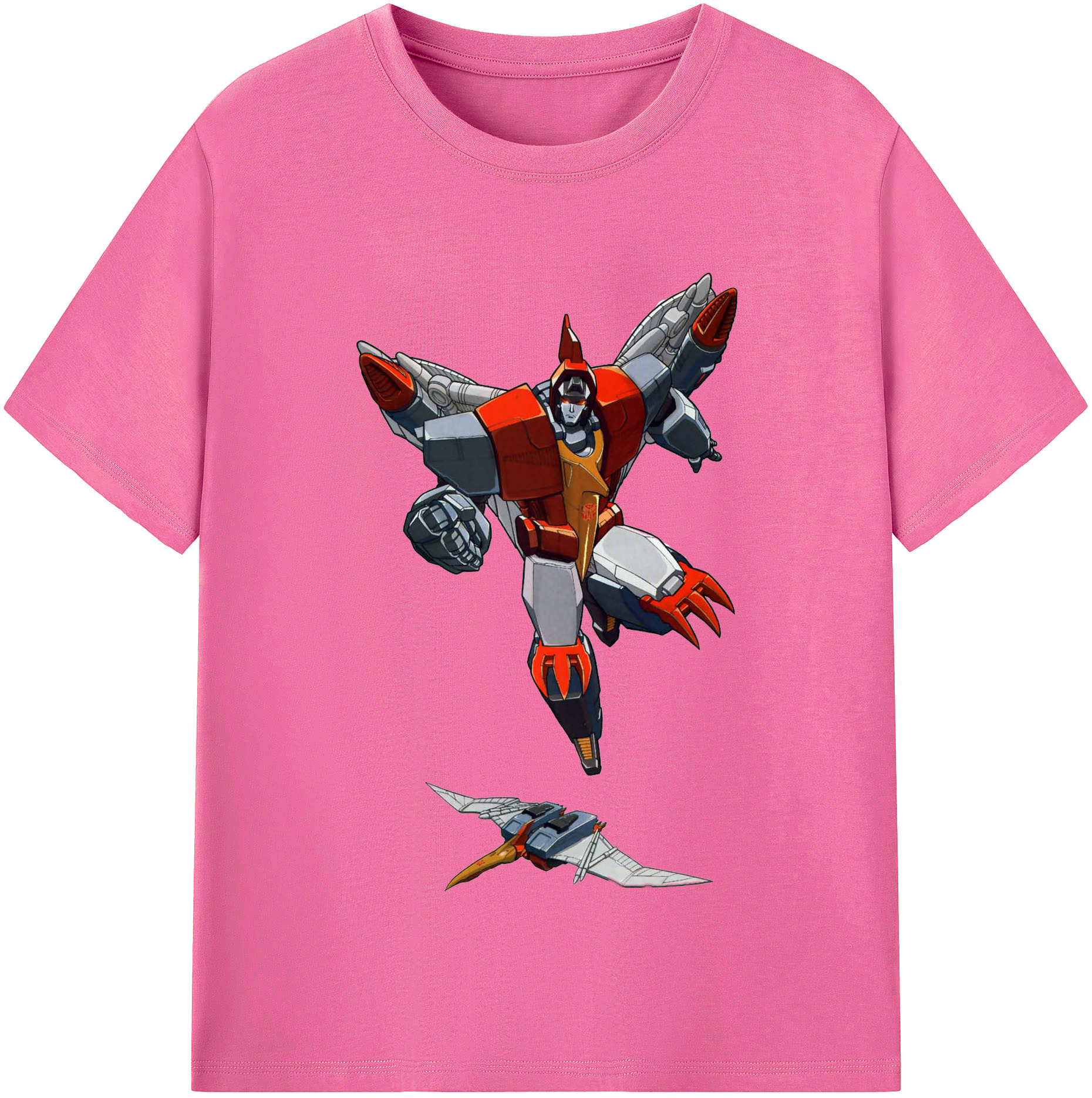 （画像用）  レディースカジュアルプリントTシャツ（綿100％）